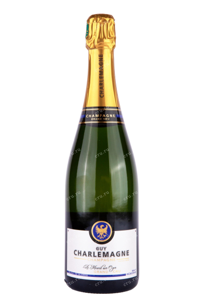Шампанское Guy Charlemagne Reserve Blanc de Blancs Le Mesnil-sur-Oger  2016 0.75 л