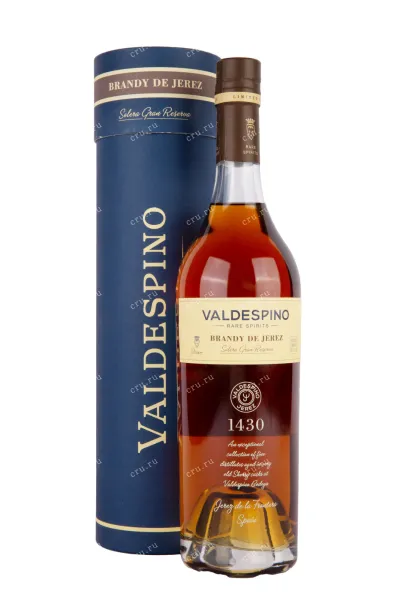 Бренди де Херес Valdespino Brandy de Jerez Solera Gran Reserva in tube  0.7 л