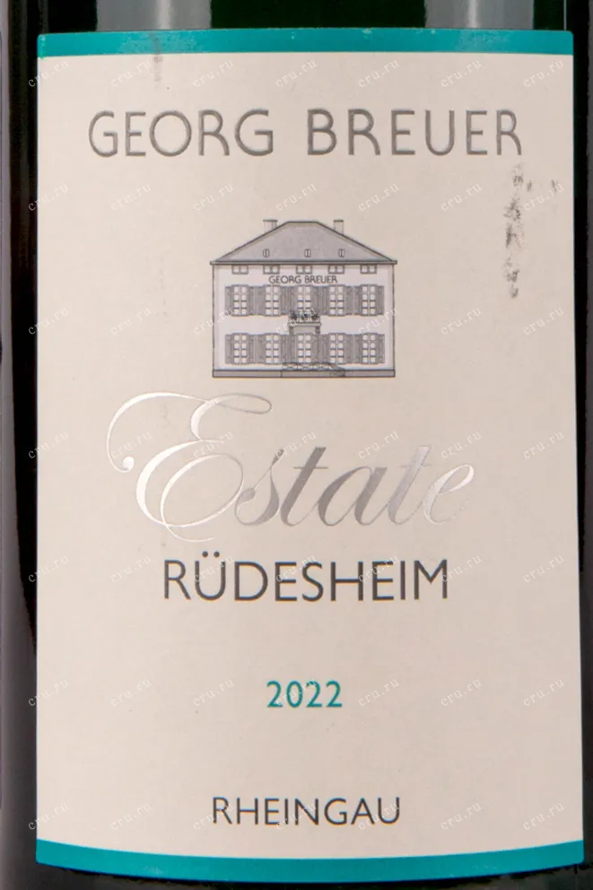 Этикетка Georg Breuer Estate Rudesheim 2022 0.75 л