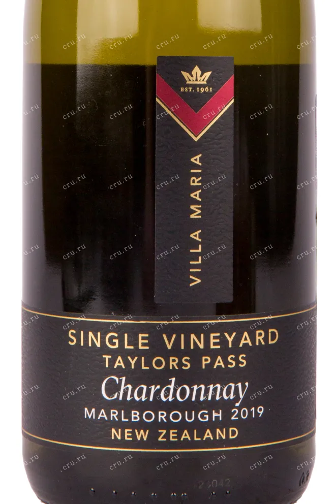 Вино Villa Maria Single Vineyard Chardonnay 2019 0.75 л