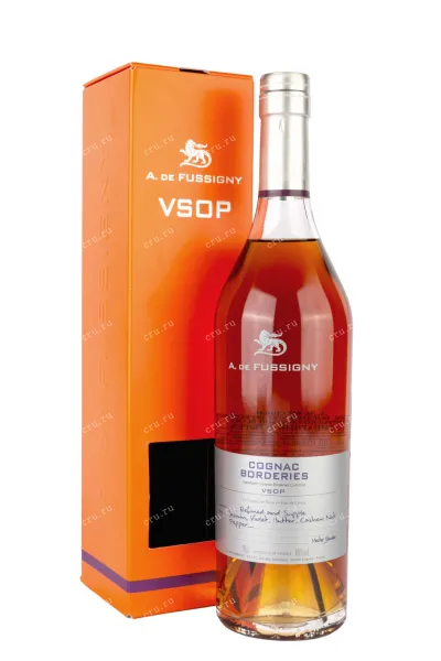 Коньяк A. de Fussigny  Borderies Crus du Collection VSOP gift box   0.7 л