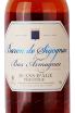 Этикетка Armagnac Baron de Segognac 20 Ans d'Age gift box 2000 0.7 л