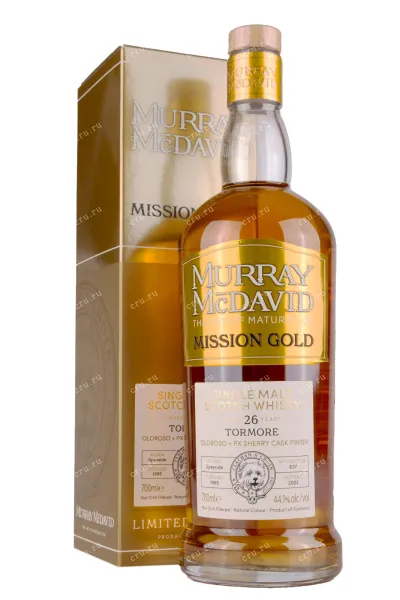 Виски Murray McDavid Mission Gold Tormore 26 years old gift box  0.7 л