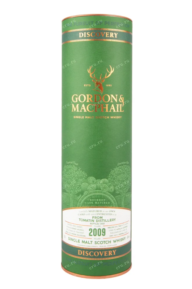 Виски Gordon & MacPhail Discovery Tomatin 2009 in tube  0.7 л