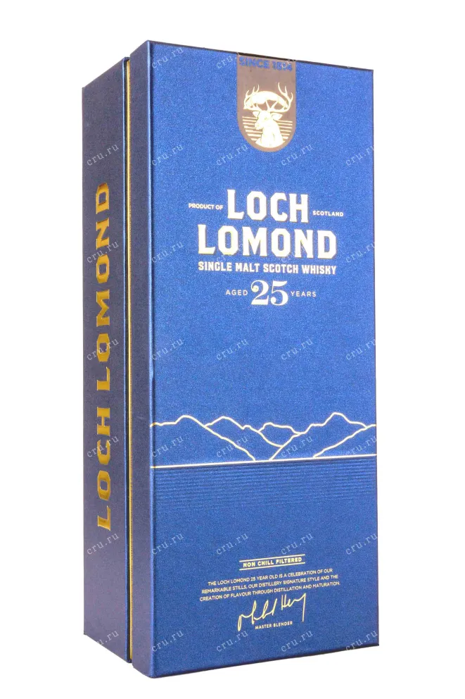 Подарочная коробка Loch Lomond Single Malt 25 years in gift box 0.7 л