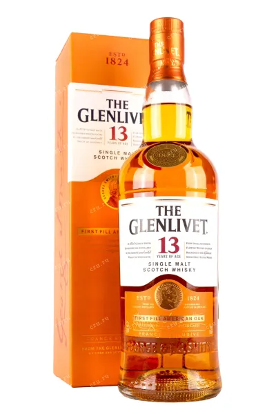 Виски The Glenlivet 13 Years Old gift box  0.7 л