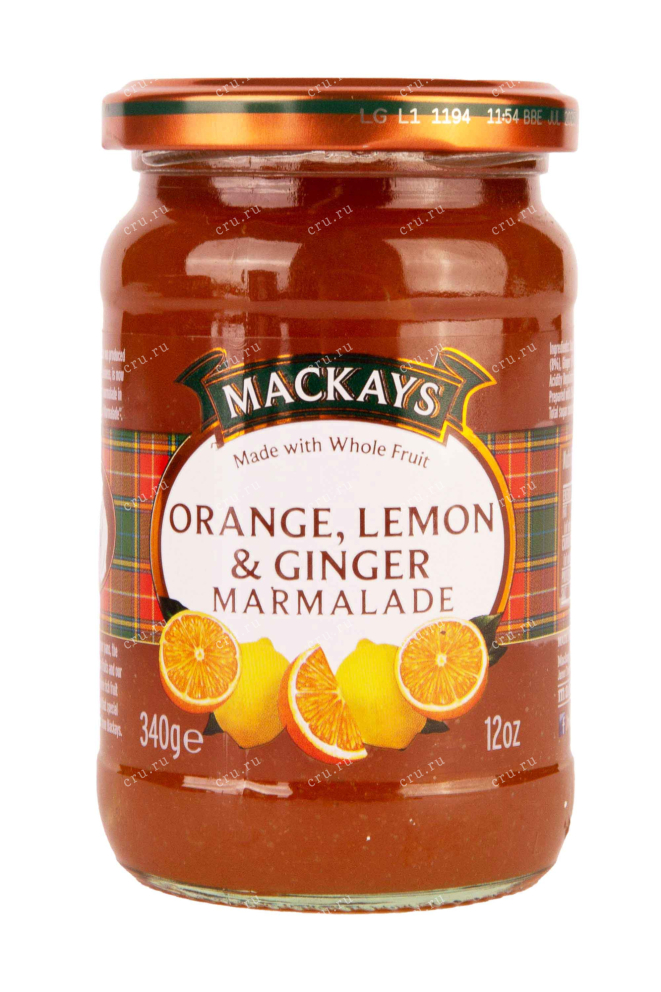Джем Mackays Lemon/Orange/Ginger 340 g