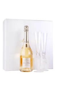 Шампанское Amour de Deutz Brut Blanc gift box with 2 crystal glasses  0.75 л