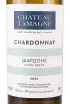 Этикетка Chateau Tamagne Chardonnay 2023 0.75 л