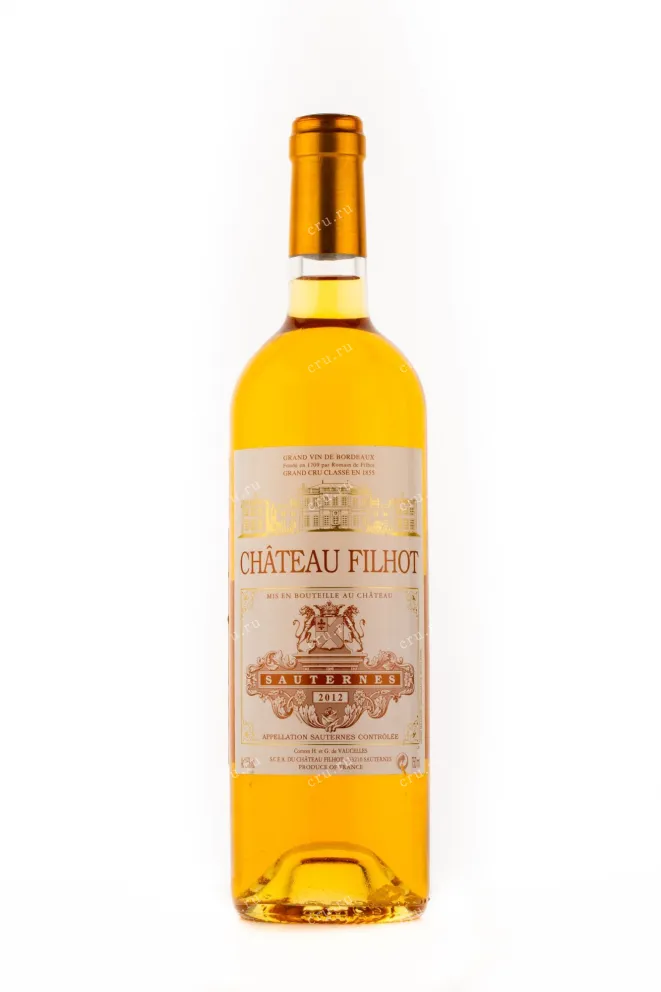 Вино Chateau Filhot Sauternes 2012 0.75 л