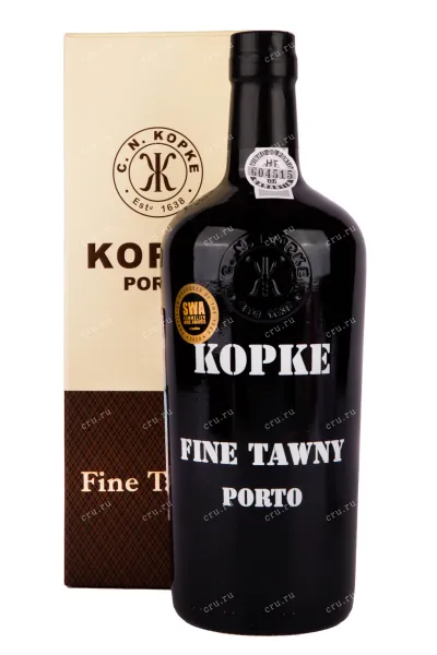 Портвейн Kopke Fine Tawny with gift box 2017 0.75 л