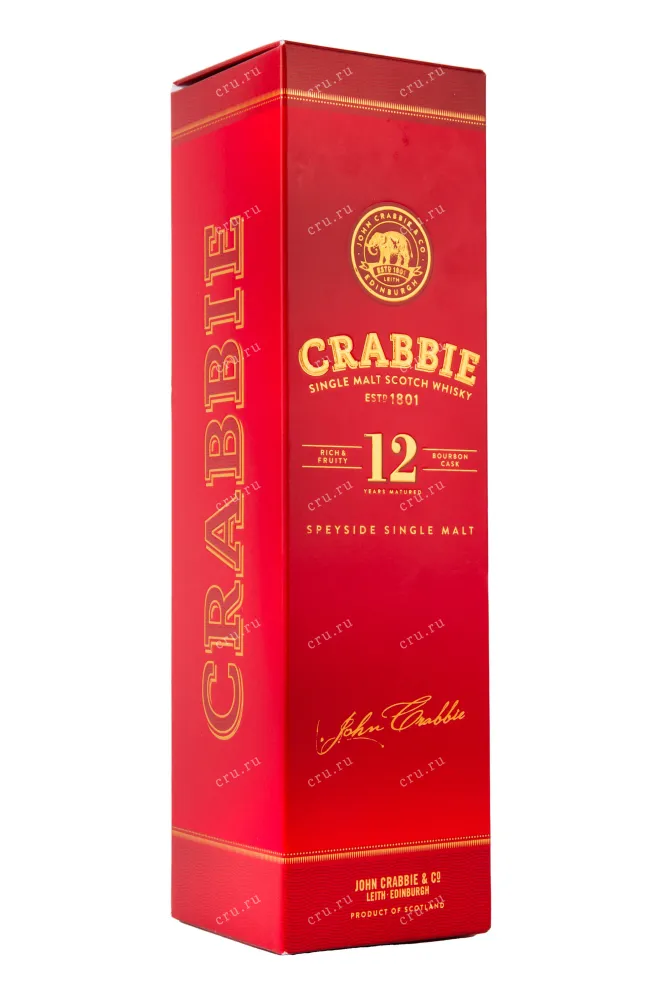 Виски Crabbie 12 years Speyside  0.7 л