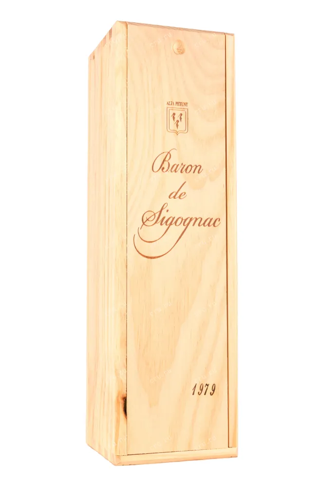 Деревянная коробка Baron de Sigognac wooden box 1979 0.7 л