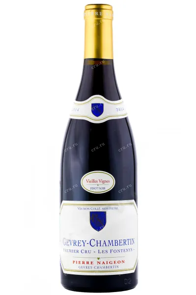 Вино Pierre Naigeon Gevrey-Chambertin 1er Cru Les Fontenys 2014 0.75 л