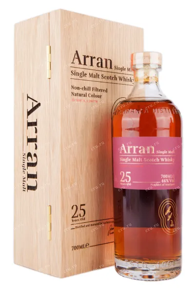 Виски Arran 25 Year Old gift box  0.7 л