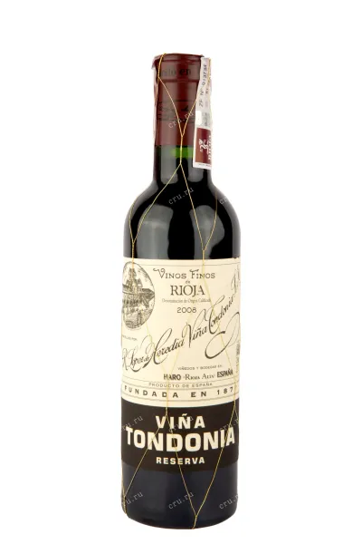 Вино Vina Tondonia Rezerva DOCa Rioja 2008 0.375 л