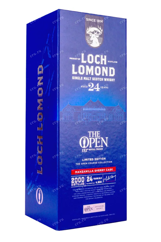 Подарочная коробка Loch Lomond Limited Edition Open Course Collection 152 Royal Troon 24 years old in gift box 0.7 л