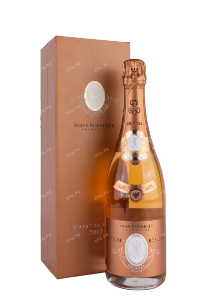 Шампанское Louis Roederer Cristal Rose gift box 2012 0.75 л