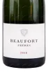 Этикетка игристого вина Beaufort Freres Blanc de Noir Brut Nature 0.75 л