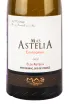 Этикетка вина Mas Astelia Chardonnay Pays d'Oc IGP 0.75 л