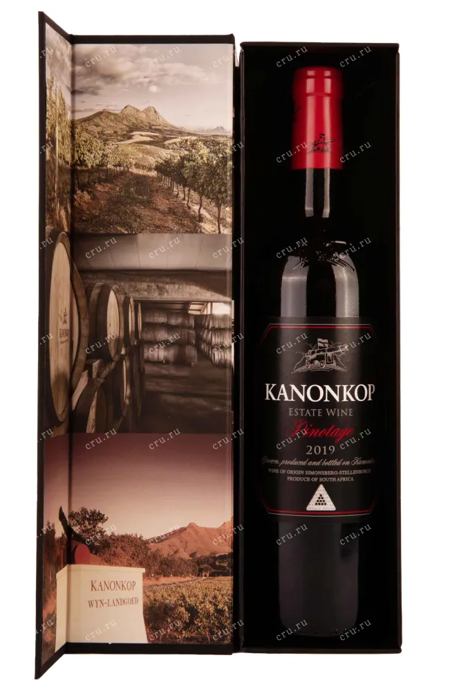 В подарочной коробке Kanonkop Pinotage Black Label gift box 2019 0.75 л