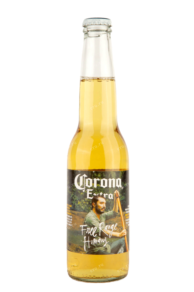 Бутылка 2 Corona Extra Free Range Humans 0.33  л