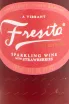 Этикетка игристого вина Fresita Natural Origin 0.2 л
