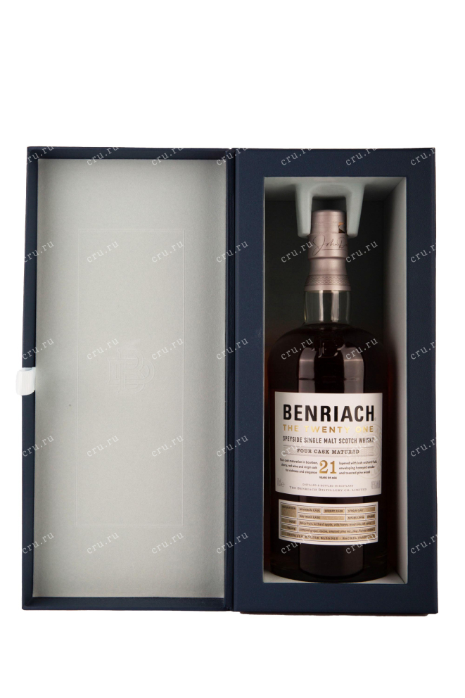 В подарочной коробке Benriach 21 years in giftbox 0.7 л