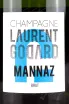 Этикетка Laurent Godard Mannaz Brut 0.75 л