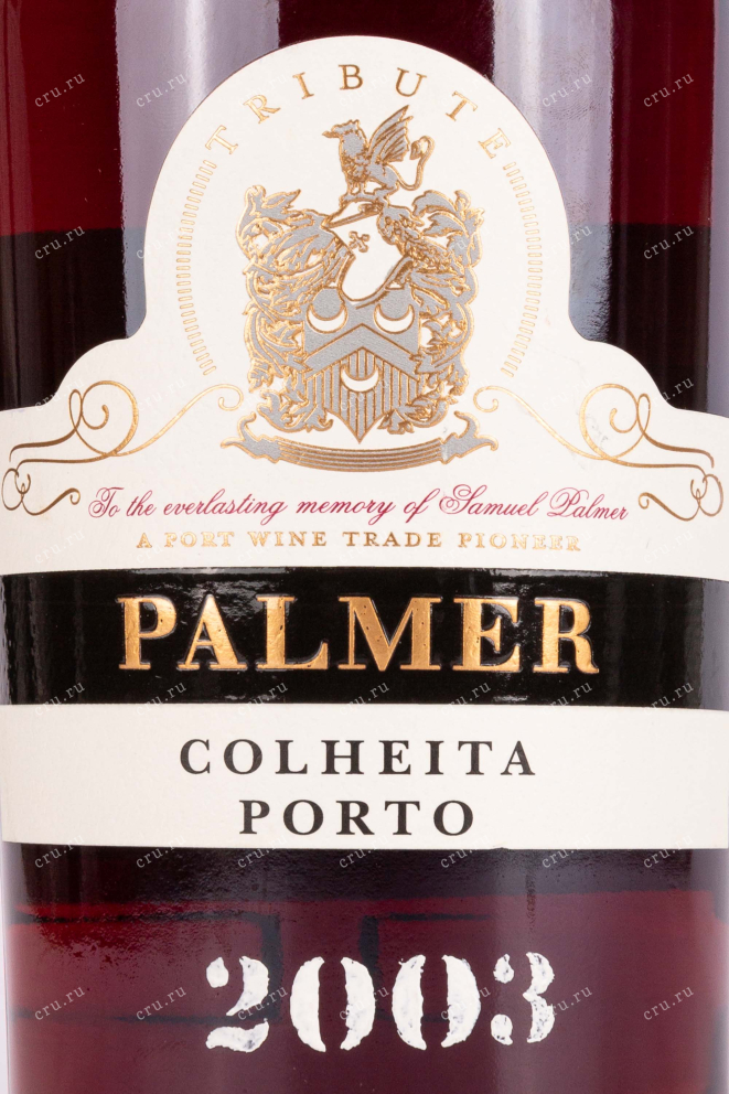 Этикетка Palmer Colheita Porto 2003 2003 0.75 л