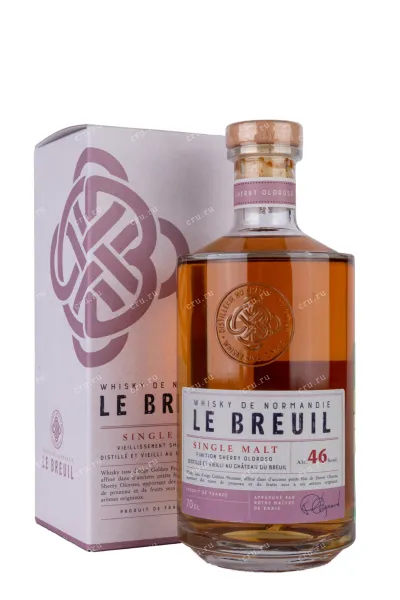 Виски Le Breuil Single Malt Finition Sherry Oloroso gift box  0.7 л