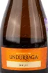 Этикетка игристого вина Ундуррага Брют 2020 0.75
