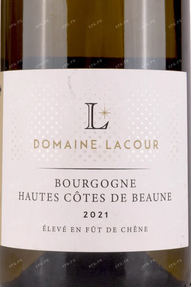 Этикетка Domen Lacour Bourgogne Hautes-Cotes de Beaune  2021 0.75 л