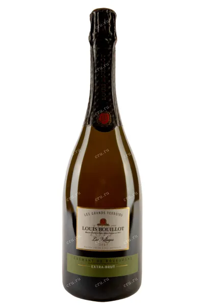 Игристое вино Louis Bouillot Cremant de Bourgogne Les Grands Terroirs Les Villages 2007 0.75 л