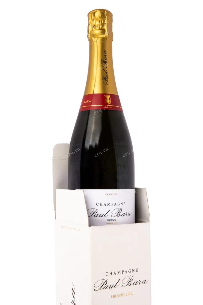 Подарочная коробка игристого вина Paul Bara Brut Grand Rose Bouzy Grand Cru 0.75 л