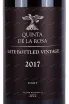 Этикетка Quinta De La Rosa LBV Port 2017 0.75 л