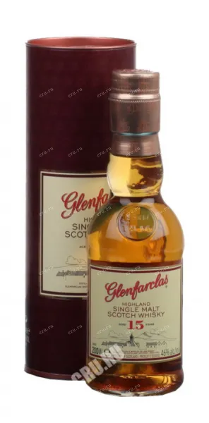 Виски Glenfarclas 15 years in tube  0.2 л