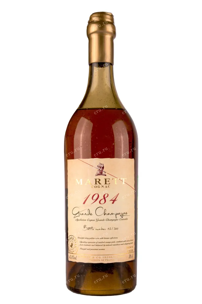 Коньяк Marett Grande Champagne 1984 Grande Champagne 0.7 л