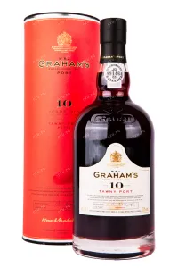 Портвейн Grahams 10 Year Old Tawny Port with gift box 2018 0.75 л