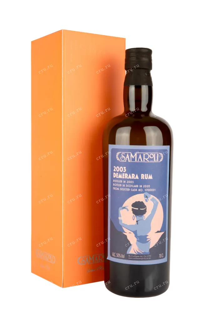 Ром Samaroli Demerara 2003 in with box  0.7 л