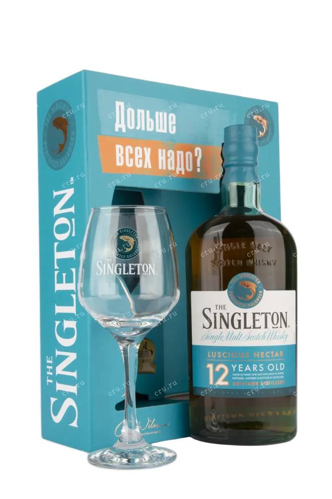 Виски Singleton 12 years with glass gift box  0.7 л