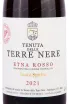 Этикетка Tenuta delle Terre Nere Santo Spirito Etna Rosso 2021 0.75 л