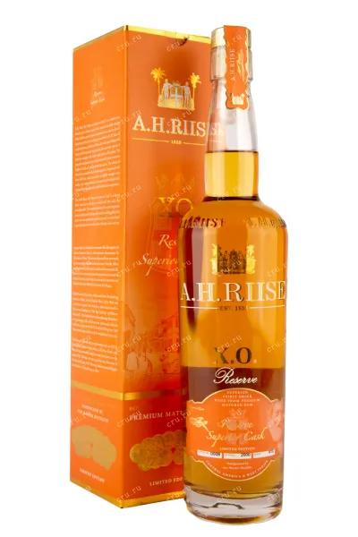 Ром A.H. Riise XO Reserve Single Barrel gift box  0.75 л