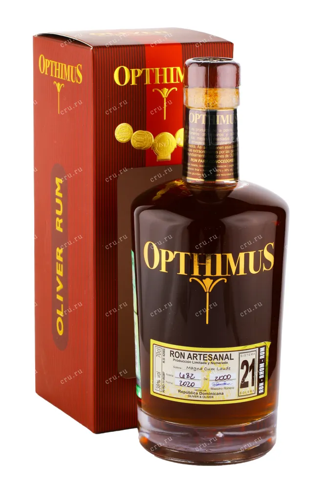 Ром Oliver Opthimus 21 years gift box  0.7 л