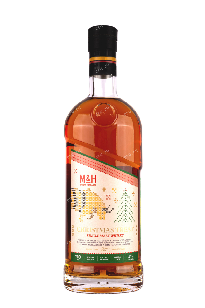 Бутылка M&H Christmas Treat gift box 0.7 л