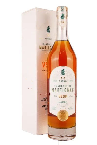 Коньяк Francois de Martignac VSOP gift box   0.7 л