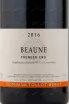 Этикетка вина Beaune Premier Cru Domaine Tollot Beaut 2016 0.75 л