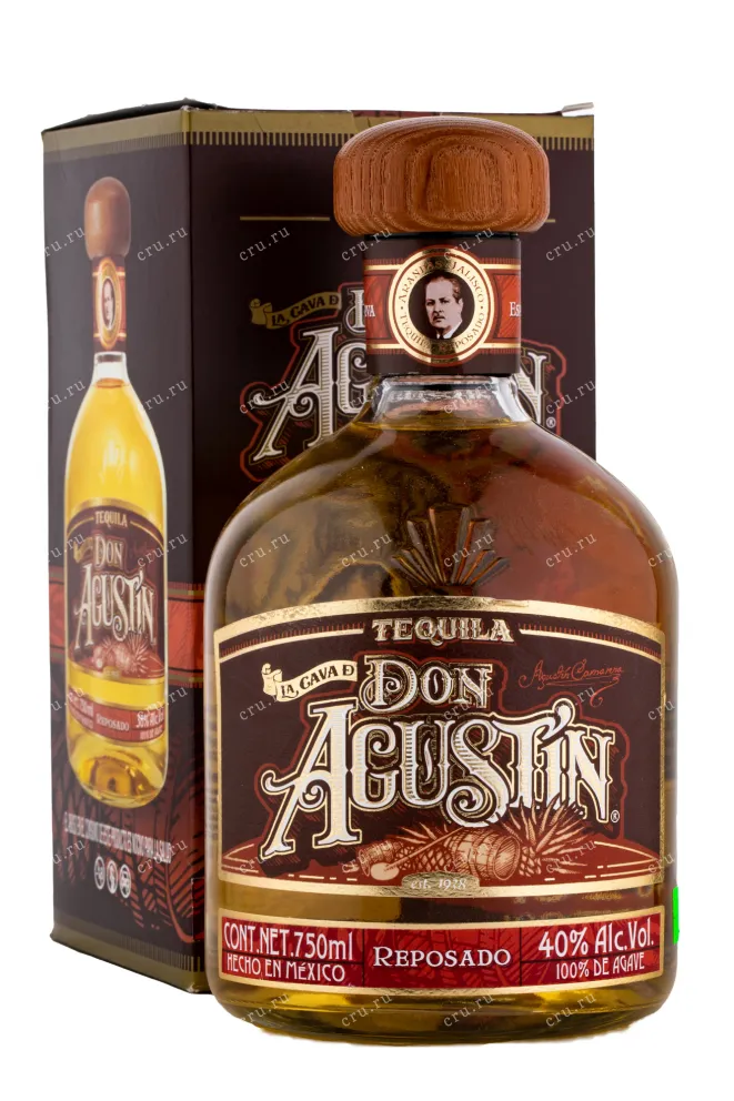 Текила Don Agustin Reposado gift box  0.75 л