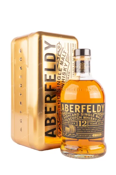 Виски Aberfeldy 12 Years Old metal box  0.7 л