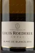 Этикетка Louis Roederer Blanc de Blancs 2013 0.75 л